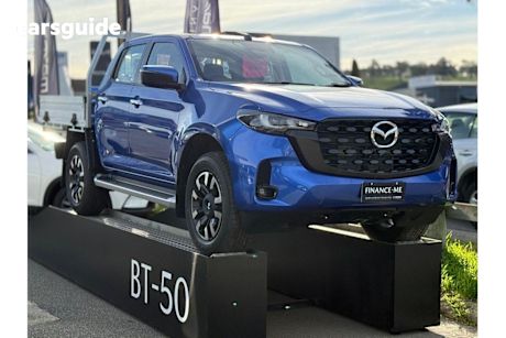 Blue 2025 Mazda BT-50 Ute Tray XTR 4X4