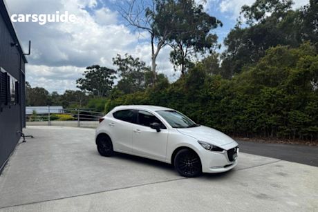 White 2022 Mazda 2 Hatchback G15 Pure SP