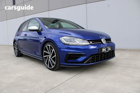 Blue 2020 Volkswagen Golf Hatchback R