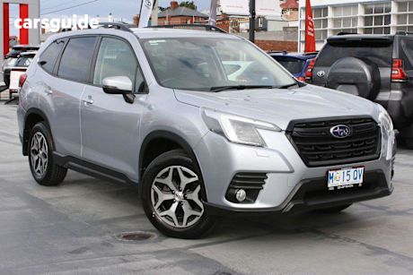Silver 2021 Subaru Forester Wagon 2.5I (awd)