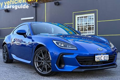 Blue 2022 Subaru BRZ Coupe