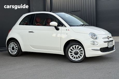 White 2016 Fiat 500 Hatchback Lounge