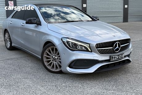 Silver 2017 Mercedes-Benz CLA200 Coupe Whiteart Edition