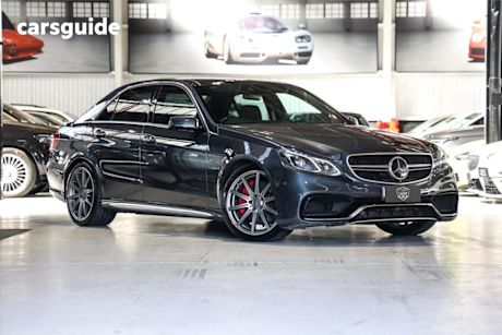 Grey 2013 Mercedes-Benz E63 Sedan AMG S