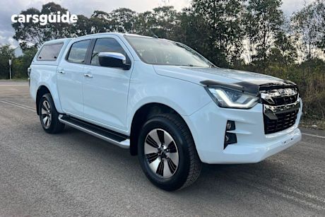 White 2021 Isuzu D-MAX Ute Tray LS-U HIGH RIDE R
