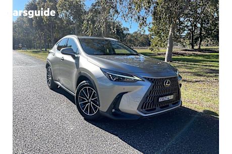 Silver 2024 Lexus NX SUV NX350H LUXURY 4X4
