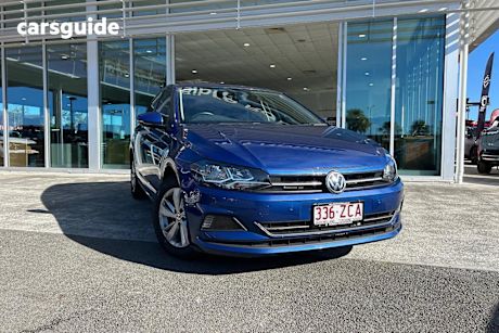 Blue 2019 Volkswagen Polo Hatchback 85 TSI Comfortline