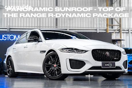 White 2020 Jaguar XE Sedan P300 R-Dynamic SE
