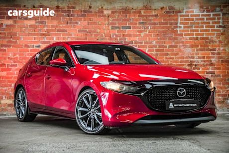 Red 2019 Mazda 3 Hatchback G25 GT