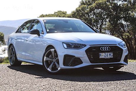 White 2021 Audi A4 Sedan 45 TFSI S LINE 4WD