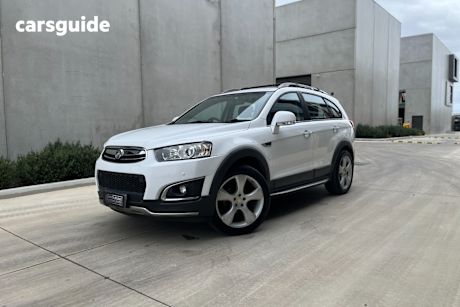 White 2014 Holden Captiva Wagon 7 Ltz (4X4)