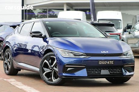 Blue 2023 Kia EV6 Wagon GT-Line RWD