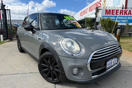 Grey 2014 Mini Cooper Hatchback 5D Hatch