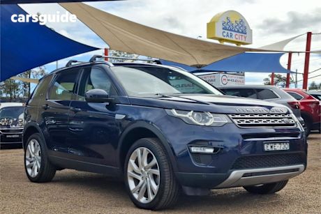 Blue 2016 Land Rover Discovery Sport Wagon SD4 HSE Luxury