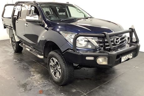 Blue 2020 Mazda BT-50 Freestyle Cab Chassis XT (4X2) (5YR)