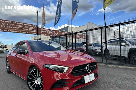 Red 2019 Mercedes-Benz A35 Hatchback 4Matic Edition 1
