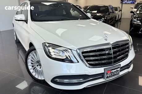 White 2018 Mercedes-Benz S450 Sedan L