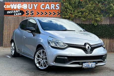 Silver 2013 Renault Clio Hatchback RS 200 Sport