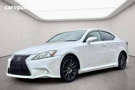 White 2009 Lexus IS350 Sedan Luxury