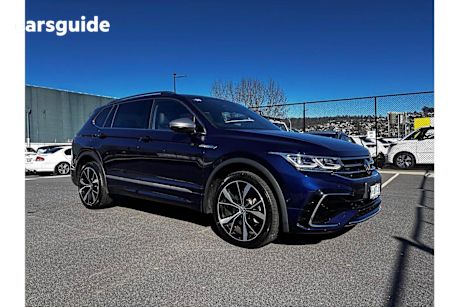 Blue 2022 Volkswagen Tiguan SUV 147TDI R-LINE 4WD