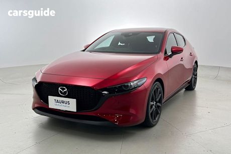 Red 2020 Mazda 3 Hatchback G25 Astina
