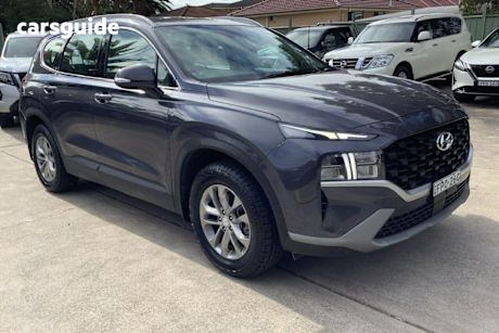 Blue 2023 Hyundai Santa FE Wagon Active Crdi (awd)