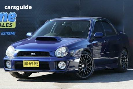 Blue 2000 Subaru Impreza Sedan Wrx (Awd)