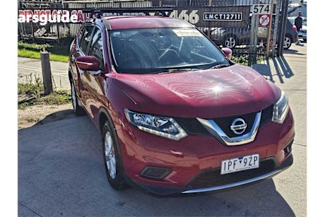 Red 2015 Nissan X-Trail Wagon ST (fwd)