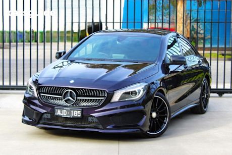 Blue 2016 Mercedes-Benz CLA200 Coupe