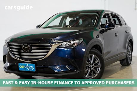 Blue 2020 Mazda CX-9 Wagon Touring (fwd)