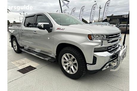 Silver 2022 Chevrolet Silverado Crew Cab Utility 1500 LTZ Premium Tech Pack