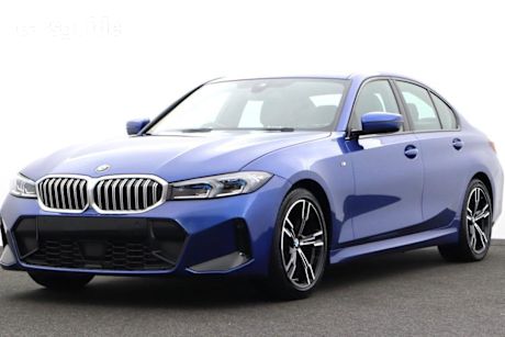 Blue 2022 BMW 320I Sedan M Sport