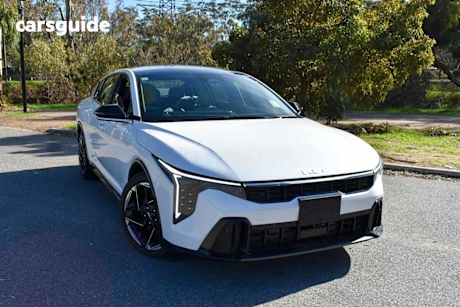 White 2024 Kia K4 Sedan GT-Line