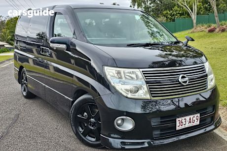 Black 2009 Nissan Elgrand Wagon