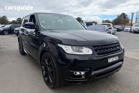 Black 2017 Land Rover Range Rover Sport Wagon 3.0 TDV6 SE
