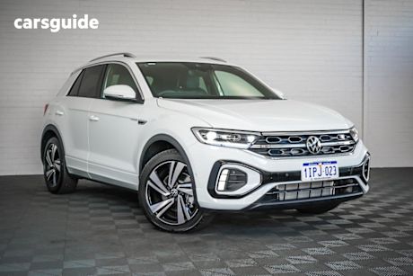 White 2025 Volkswagen T-ROC Wagon 140TSI R-Line