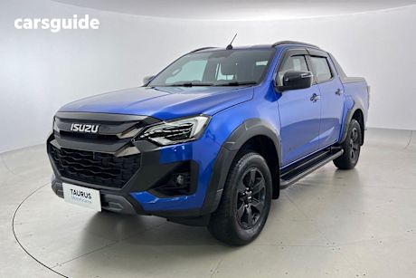 Blue 2024 Isuzu D-MAX Crew Cab Utility X-Terrain (4X4)