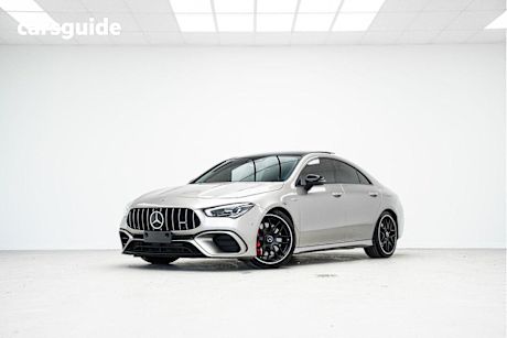Silver 2021 Mercedes-Benz CLA-Class Coupe CLA45 AMG S 4WD
