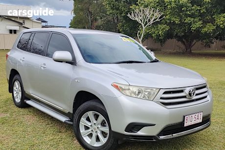 Silver 2011 Toyota Kluger Wagon Kx-R (4X4) 5 Seat