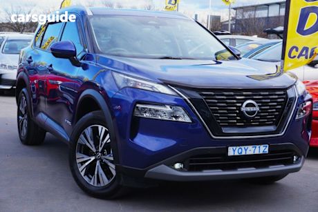 Blue 2023 Nissan X-Trail Wagon ST-L (4WD) E-Power (hybrid)