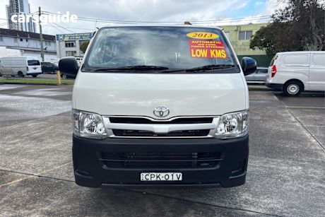 White 2013 Toyota Hiace Van LWB