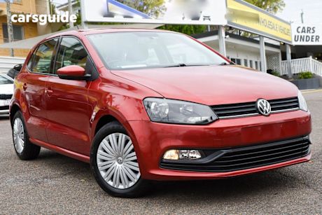 Red 2014 Volkswagen Polo Hatchback 66 TSI Trendline