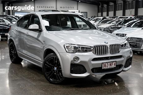 Silver 2016 BMW X4 Coupe Xdrive 35I