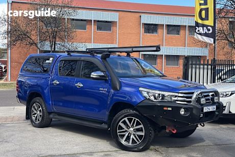 Blue 2017 Toyota Hilux Dual Cab Utility SR5 (4X4)