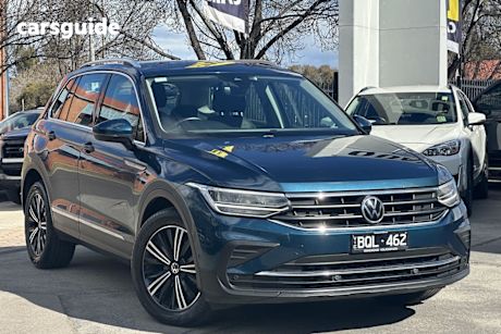 Blue 2021 Volkswagen Tiguan Wagon 110TSI Life