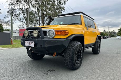 Yellow 2011 Toyota FJ Cruiser Wagon