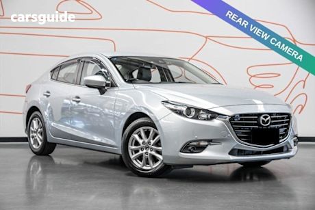 Silver 2018 Mazda 3 Sedan Touring