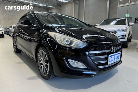 Black 2016 Hyundai I30 Hatchback SR Premium