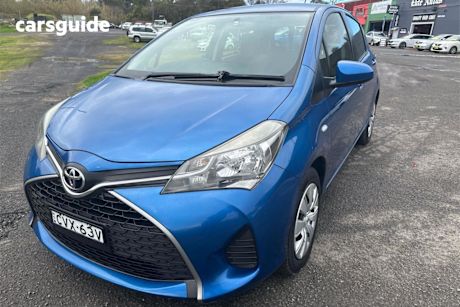 Blue 2014 Toyota Yaris Hatchback Ascent