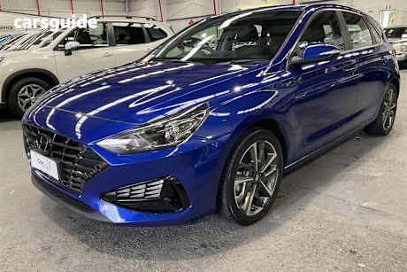 Blue 2023 Hyundai I30 Hatchback Elite